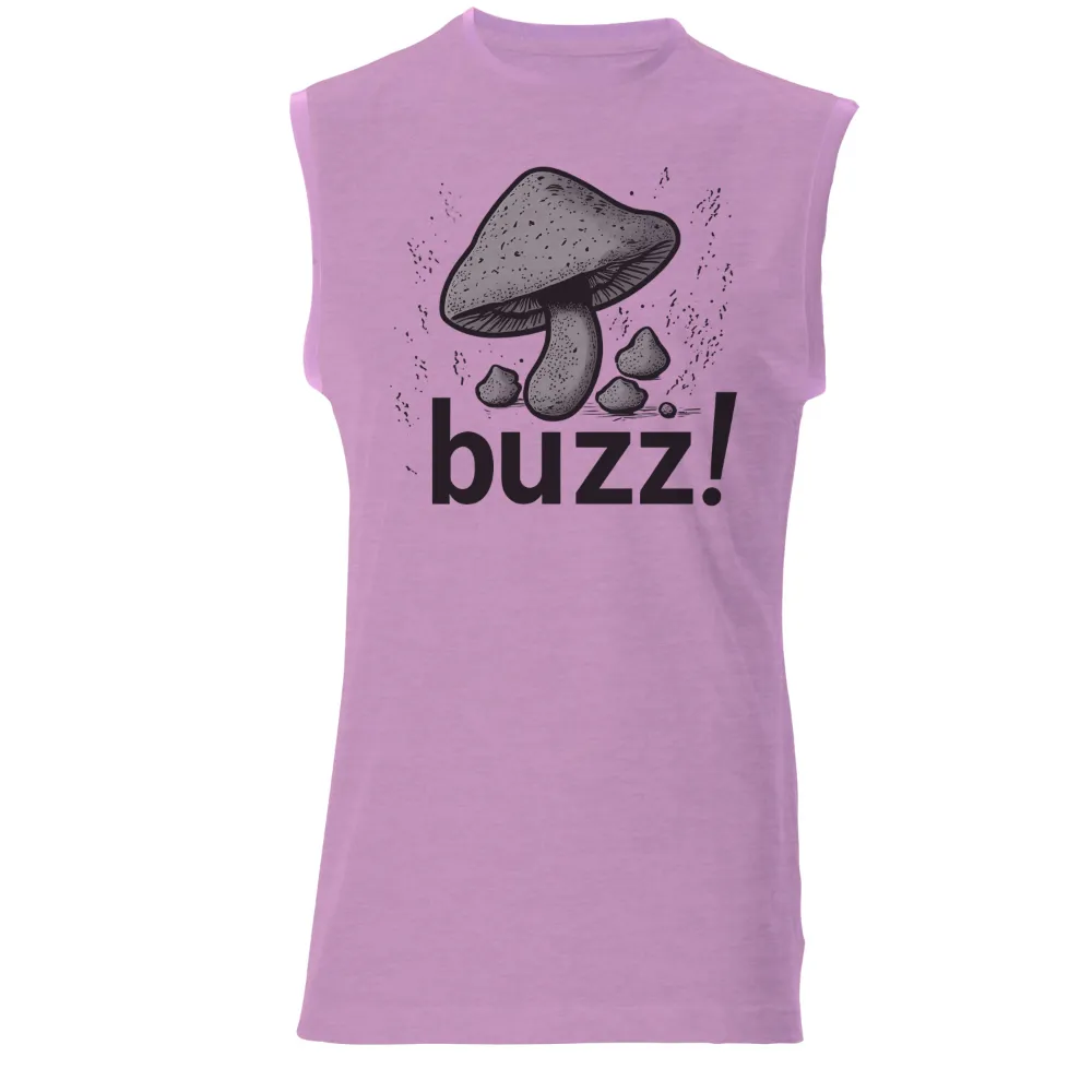 Unique Mushroom Buzz Clothing - Artistic Nature-Inspired Design|contemporary t