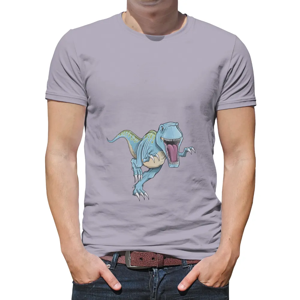 Graphic Tees: Playful T-Rex Adventure|roblox t shirt dominus green