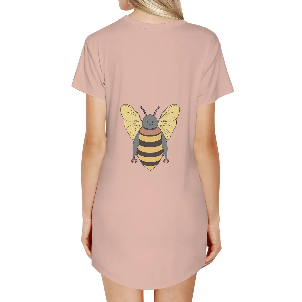 T-Shirts Custom: Friendly Bee Design for Nature Lovers|trendy shirts for summer