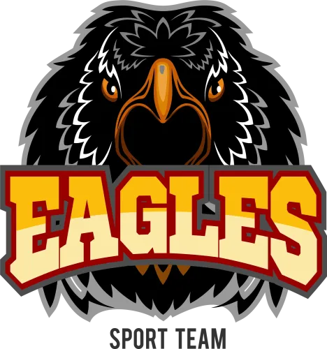 Custom Tee Shirts: Show Your Pride with the Majestic Eagle Sports Team Logo