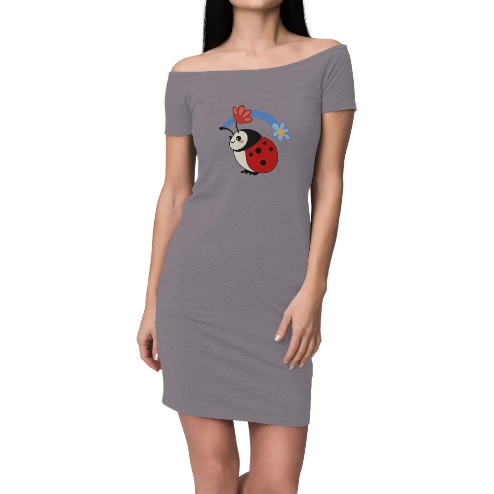 Customized Tee Shirts: Lily the Ladybug - Nature's Harmony|club giv mythology summer shirt