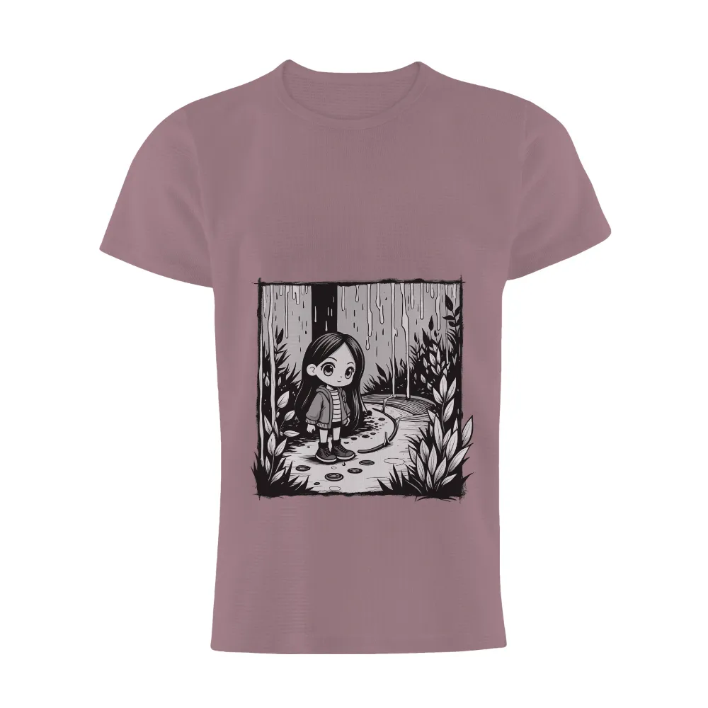 Graphic Tees: Lily in the Rain - Artistic Design|endor forest summer camp shirt