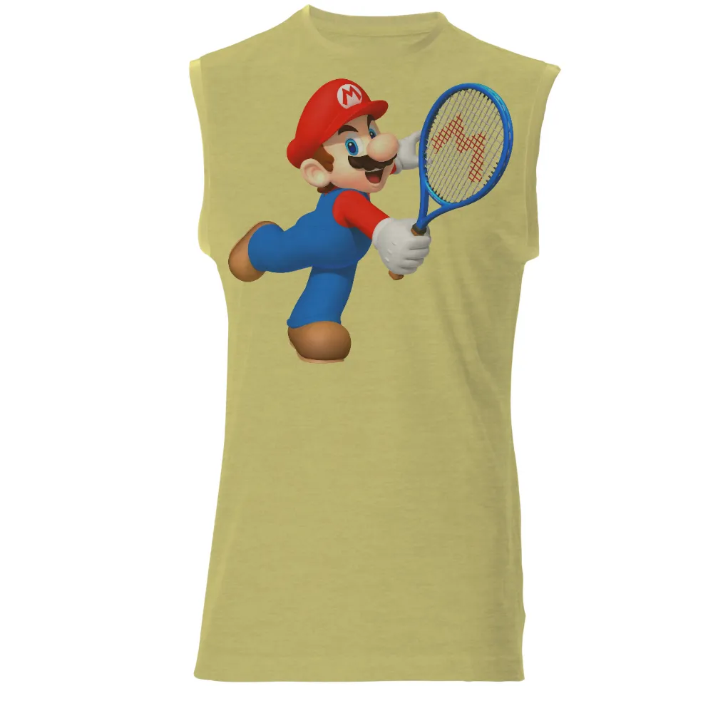 T-Shirts Custom: Mario Tennis Adventure - Sports & Gaming Fun|mario 35th anniversary shirt