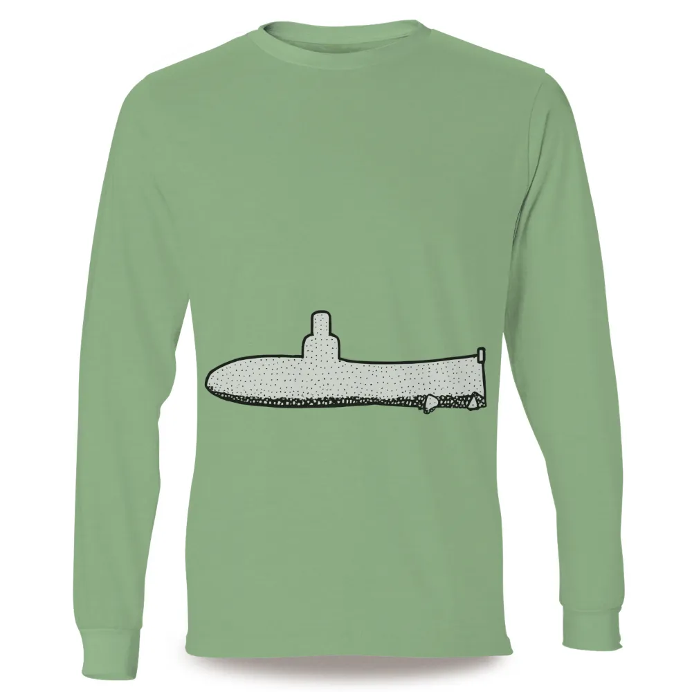 T-Shirts Pattern: Minimalist Submarine Adventure|frank ocean custom knit