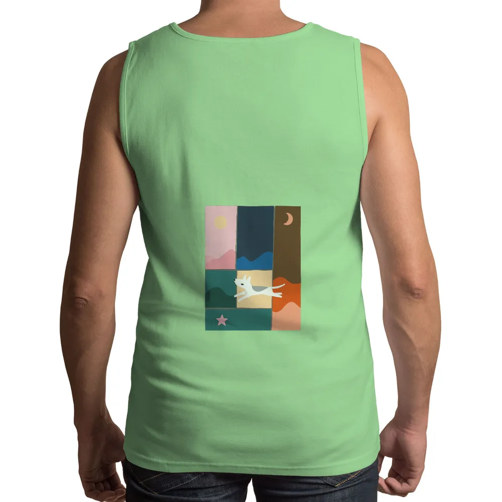 T-Shirts Custom: Leap into Joy with Luna - Artistic Design|field day t shirts 2022