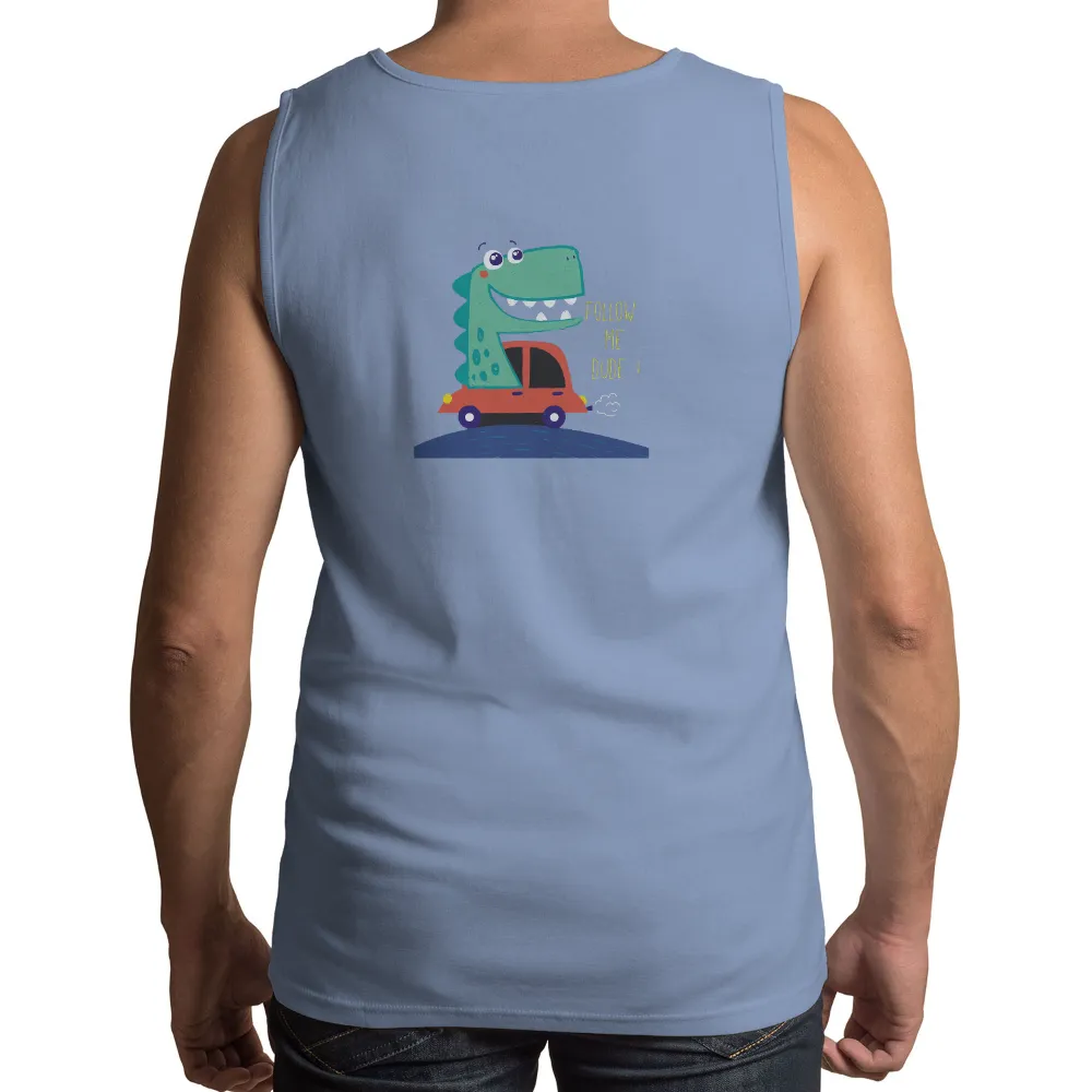 T-Shirts Design: Quirky Dino's Adventure Ride|mom and son matching dinosaur shirts