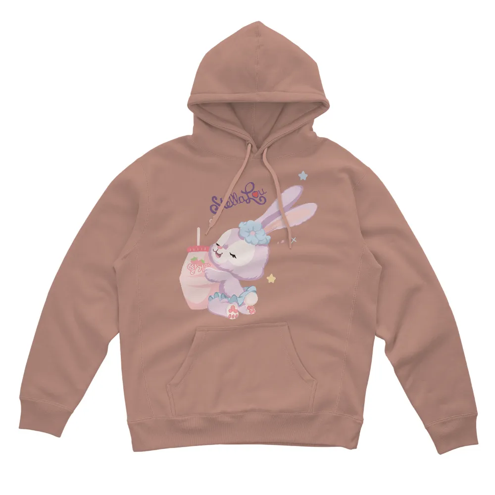 Tee Shirts Printed: Stella Bunny's Whimsical Joy|happy easter bunny shirts