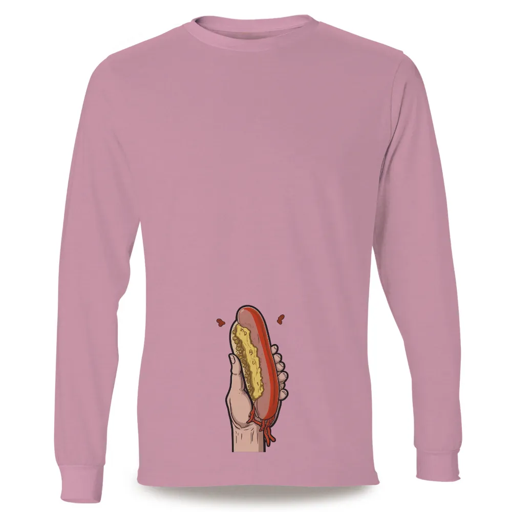 Classic Hot Dog Design: A Nostalgic Tribute to American Street Food|chicago bulls retro tee