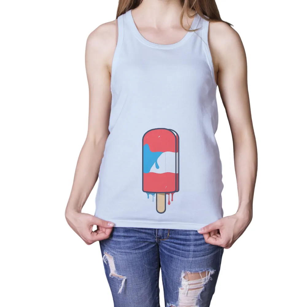 T-Shirts Pattern: Melting Ice Cream Pop - Artistic Designs|urban sun shirt