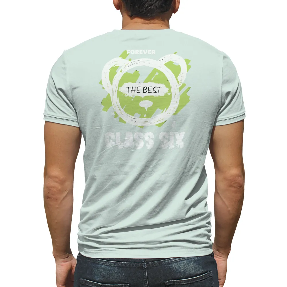 Tee Shirts Printed - The Best Forever, Empowerment Design|cartoon with green shirt