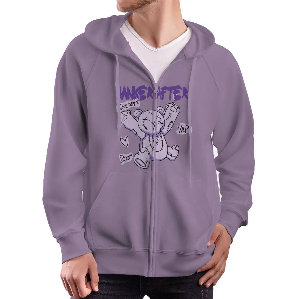 TShirt Design: Boop the Purple Teddy Bear - Healing and Joy|purple shirt cosplay