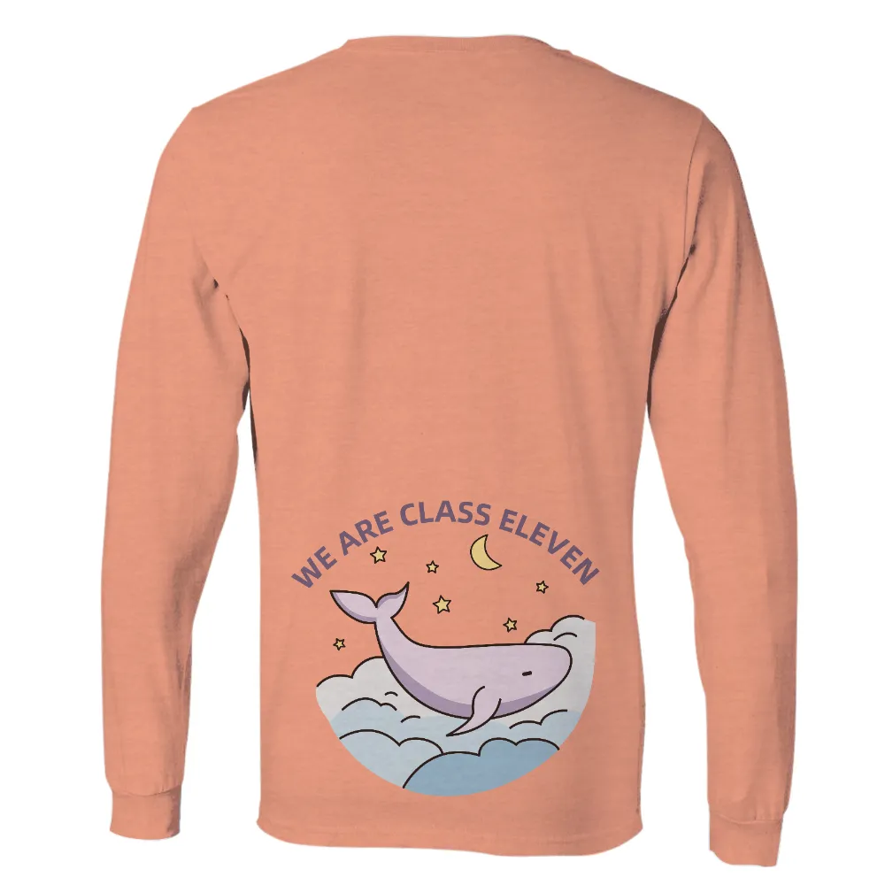 Tee Shirts Printed: Whimsical Whale Unity Design for Class Eleven|dallas stars capfriendly