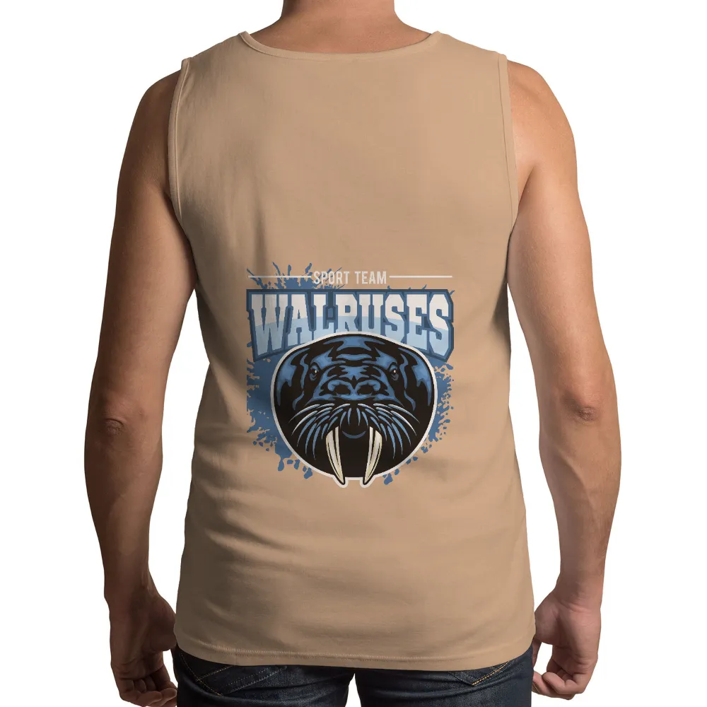 T-Shirt Printing: Walrus Mascot for Sports Team - Unity and Strength|team britney shirt kc chiefs