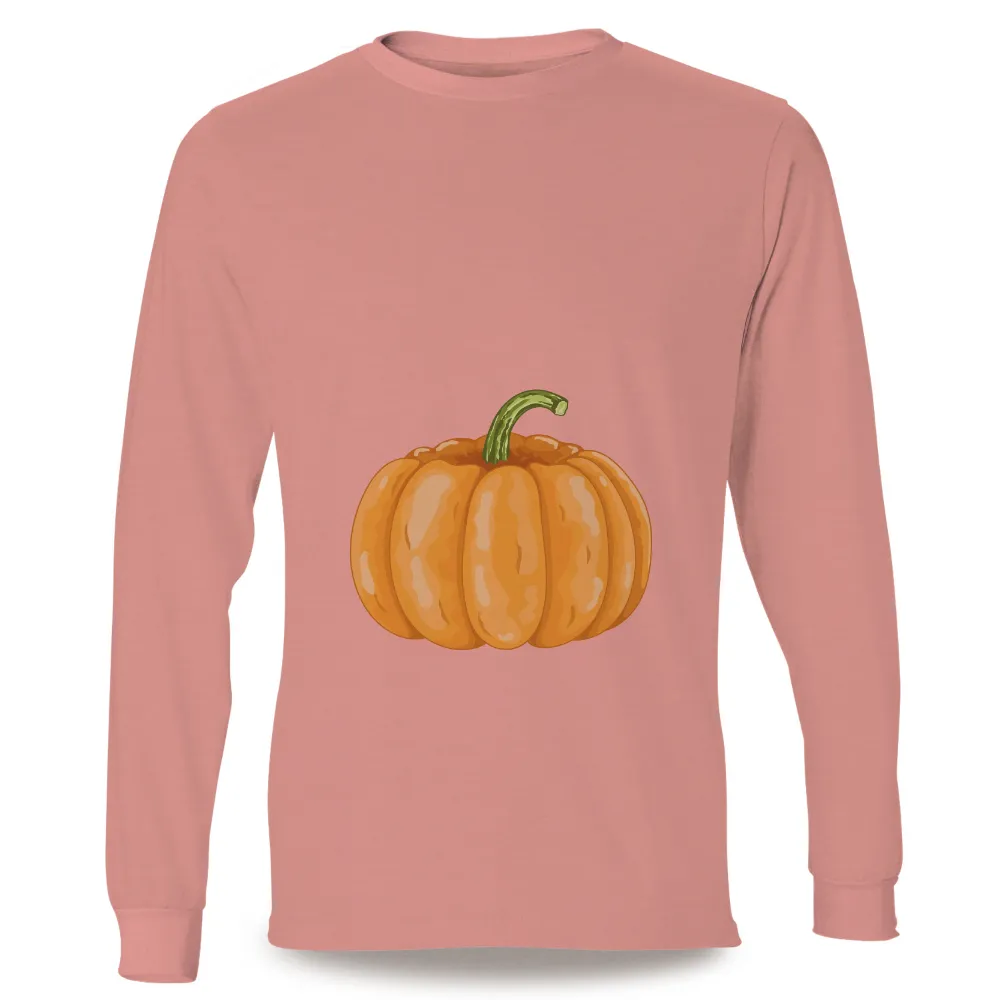 Tee Shirt Printing: Embrace the Warmth of Autumn with Pumpkin Design|traditional hawaiian wedding shirt