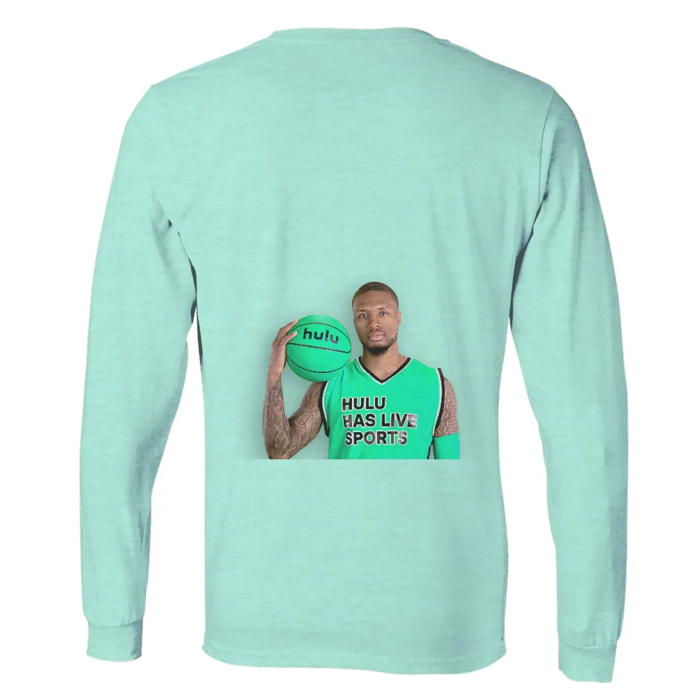 Tee Shirt Printing: Damian Lillard Hulu Live Sports Basketball Jersey Design|2022 basketball jersey