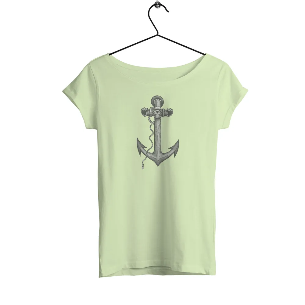 Customized Tee Shirts: Anchor of Courage and Fantasy|sci fi fantasy biker tee