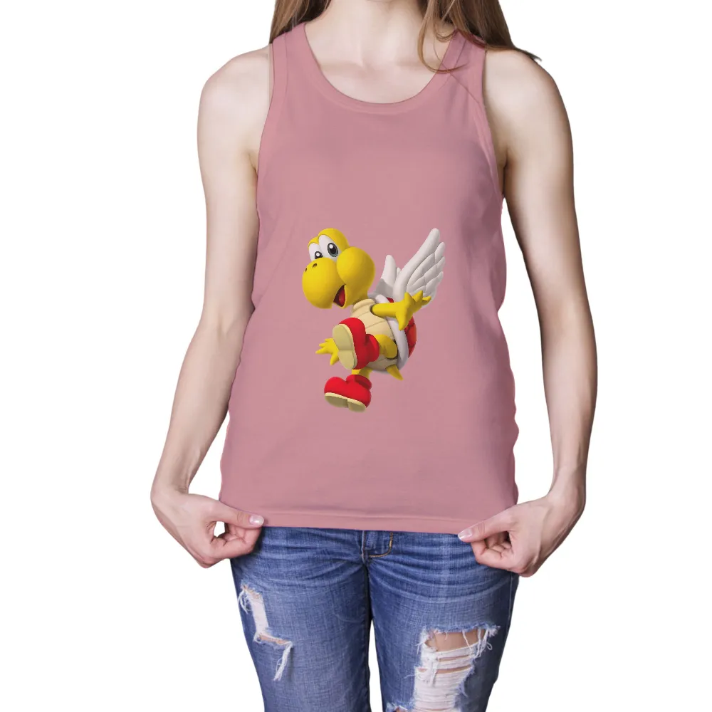 T-Shirt Printing: Fly High with Koopa Troopa - Gaming Fun|super mario strikers t shirt