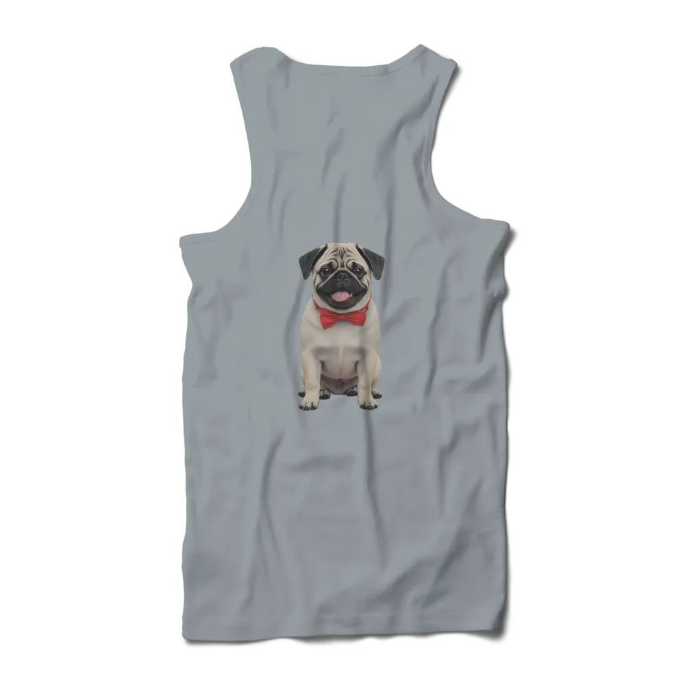 Shirts Graphic Tees: Max the Pug with Red Bow Tie|roblox cute pink t shirt