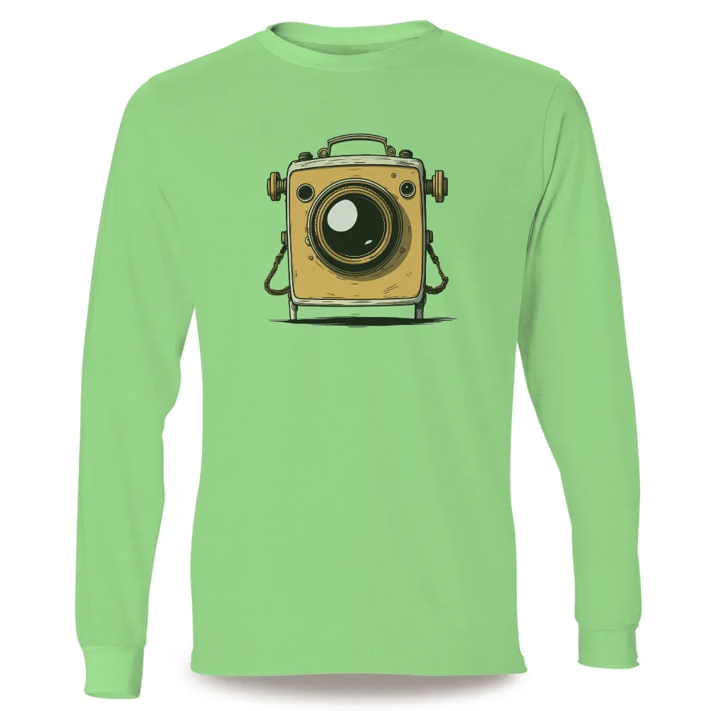 Customized Tee Shirts: Capture Memories with Vintage Camera Design|los angeles lakers vintage mens t shirt