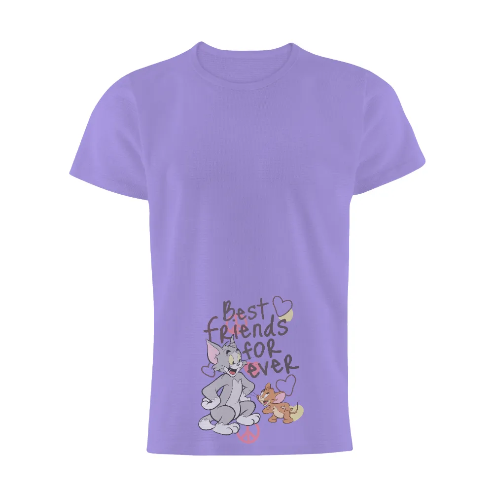 T-Shirts Design: Best Friends For Ever with Tom and Jerry|budweiser classic tee