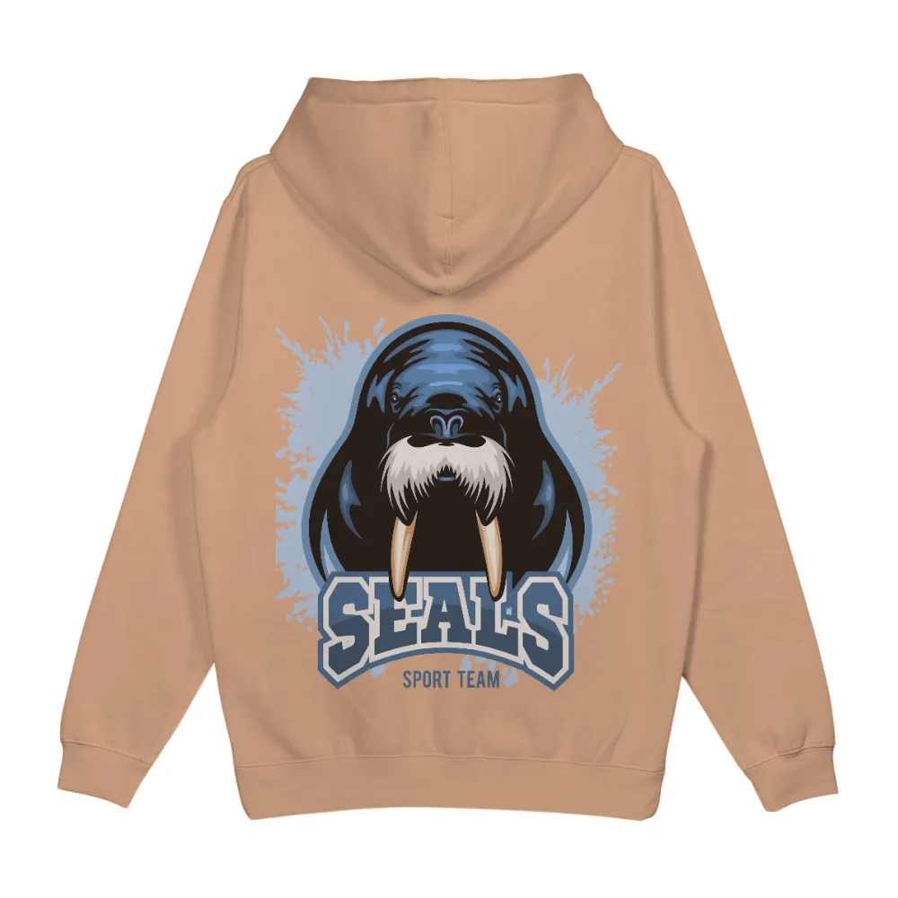 Graphic Tees: Seals Sport Team Mascot Walrus - Sports, Determination, Courage|black wealth matters t shirt