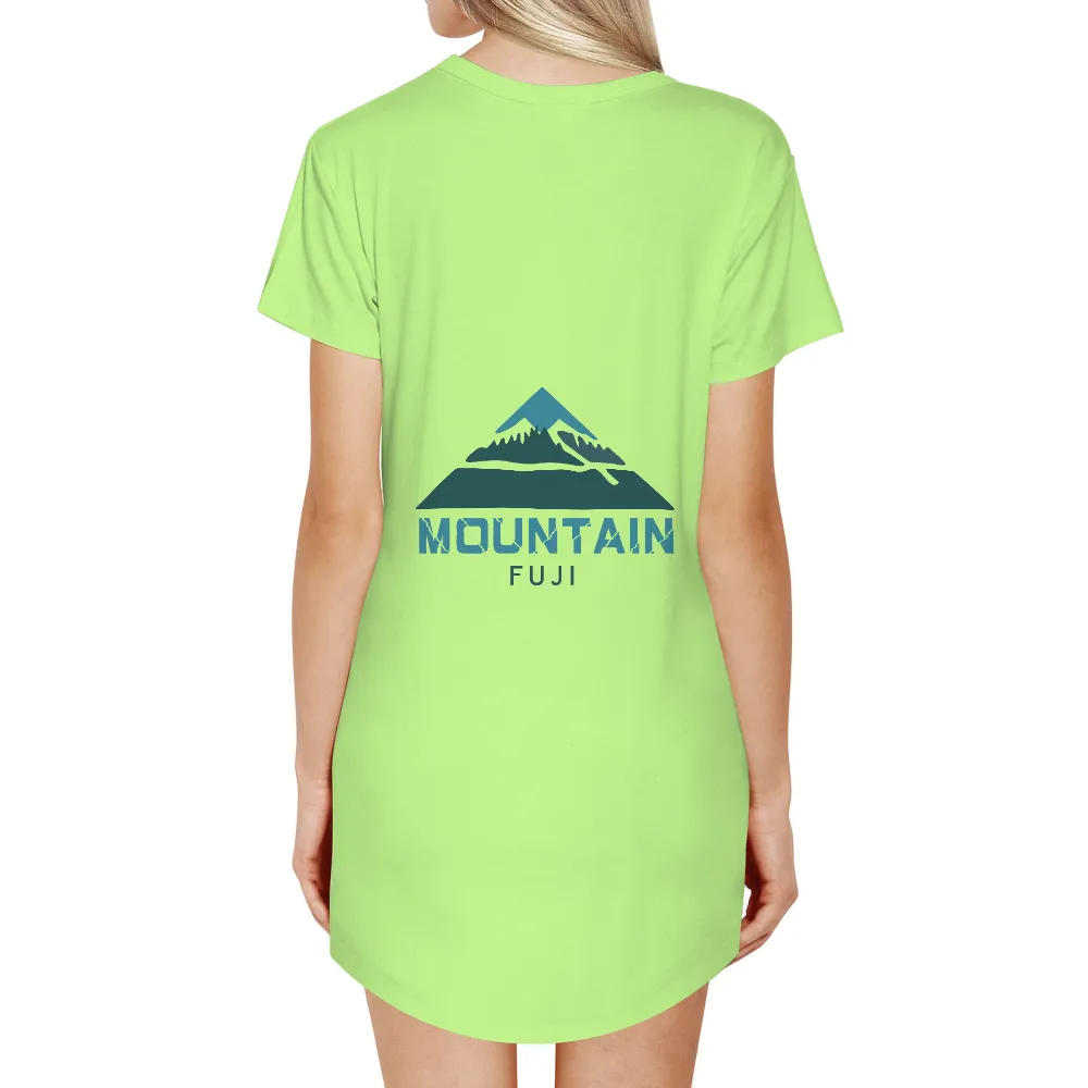 T-Shirts Design: Mount Fuji - Nature's Tranquility|the mountain butterfly t shirt