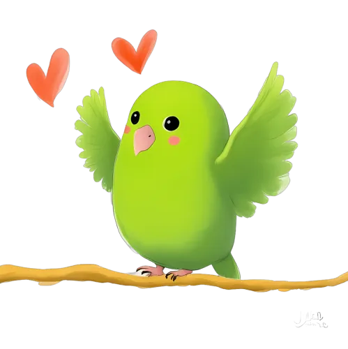 Custom Tee Shirts: Spread Love and Joy with Pip the Green Bird