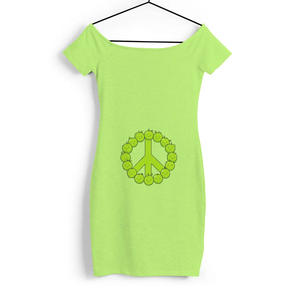 T-Shirts Custom: Peace & Joy - Lime Green Harmony Design|beer diversity t shirt