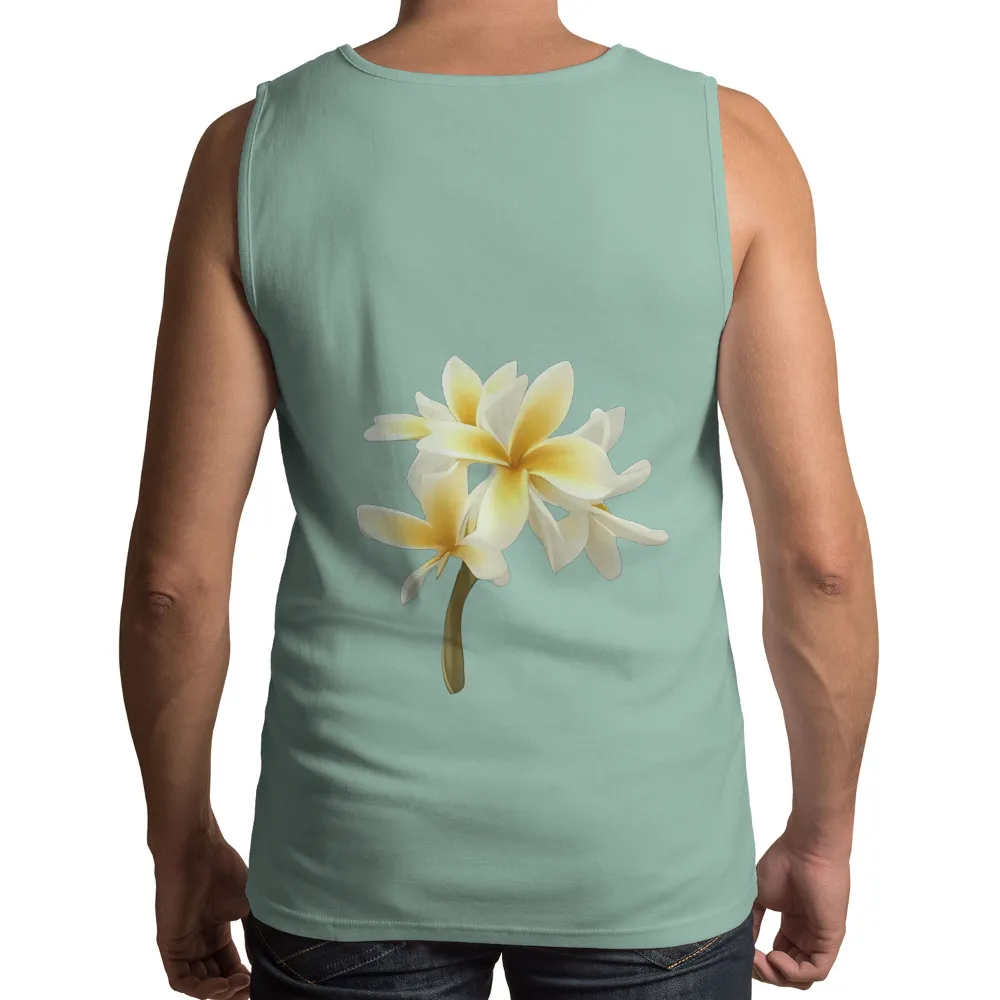 Plumeria Flowers TShirt Design: Serenity and Natural Beauty|natural light seltzer shirt