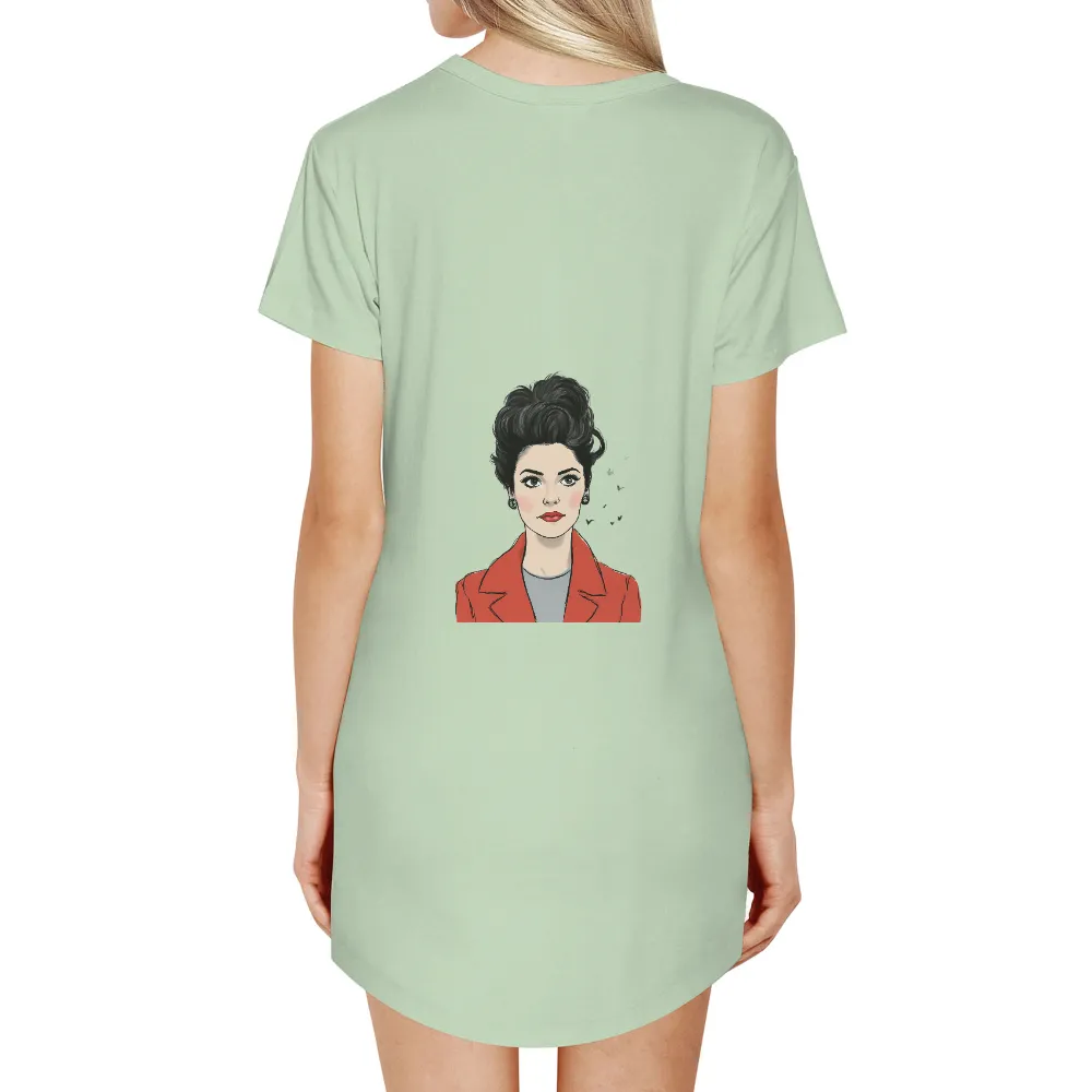 T-Shirts Pattern: Vintage Elegance and Empowerment|military style t shirt women's