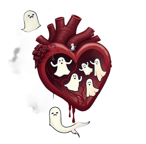 Graphic Tees: Heart Full of Ghosts - Haunting Memories