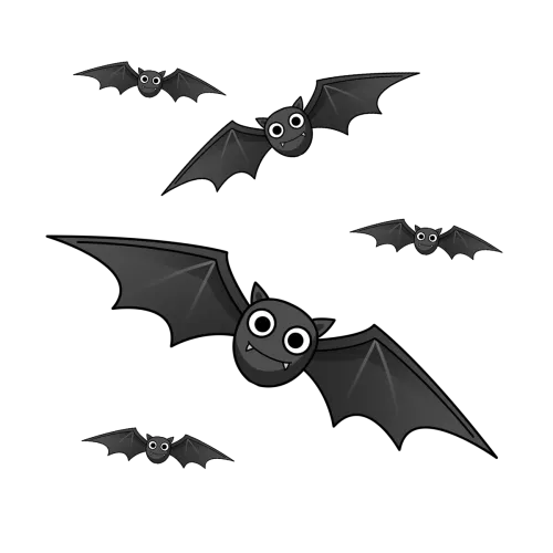 Custom Tee Shirts: Bats' Halloween Celebration