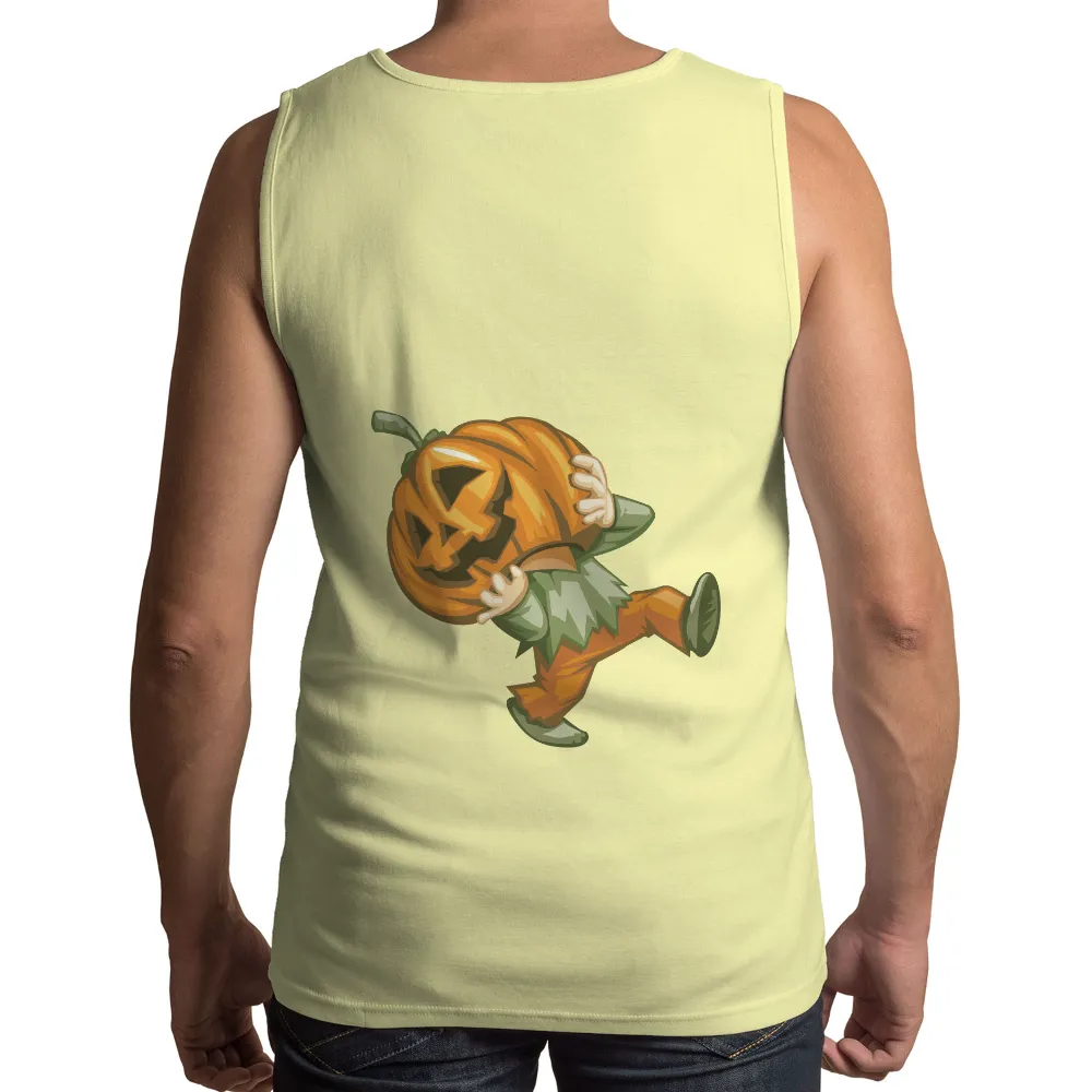 T-Shirts Design: Pumpkin Scarecrow Dancing in Halloween Fun|buc ee's shirts 2022 halloween