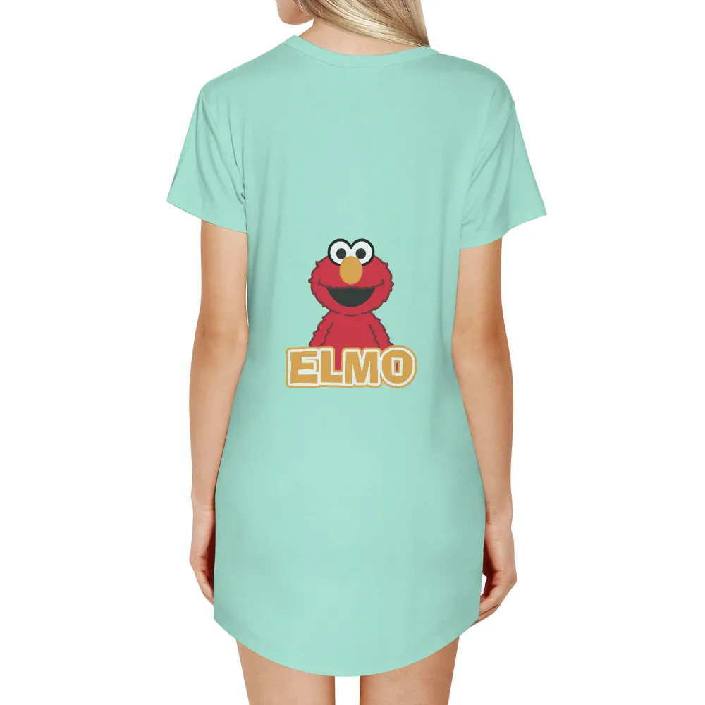 Elmo Tee Shirt Printing: Spread Joy with Sesame Street's Beloved Character|cartoon graffiti printed shirt