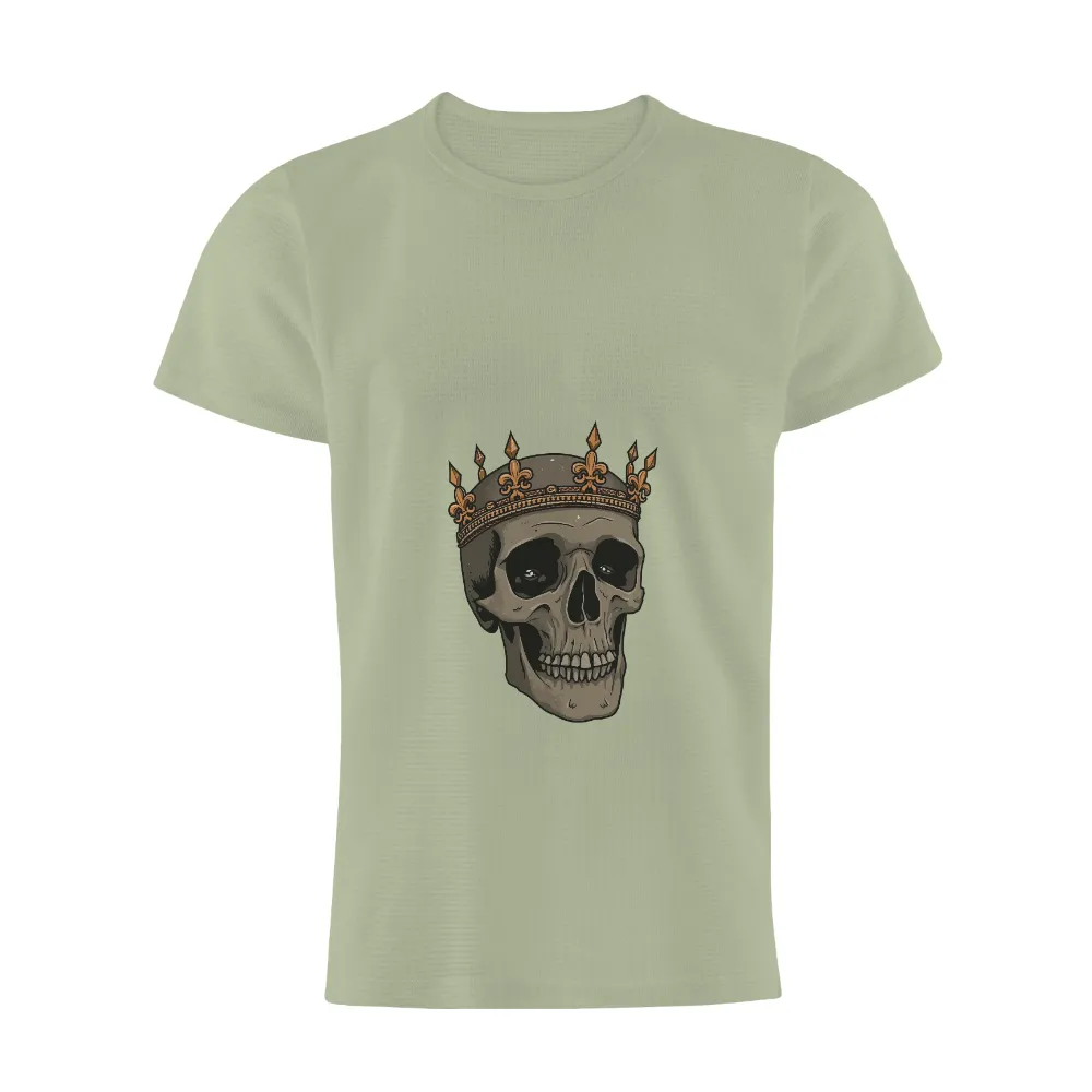 Customized Tee Shirts: Eternal Sovereign - Skull Crown Design|nba black history shirt 2022