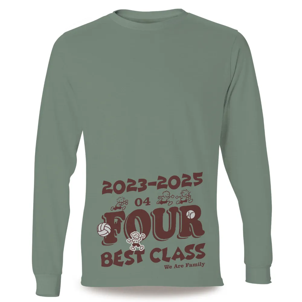 TShirt Printing: FOUR BEST CLASS - Sports and Unity|family vacation 2022 shirts