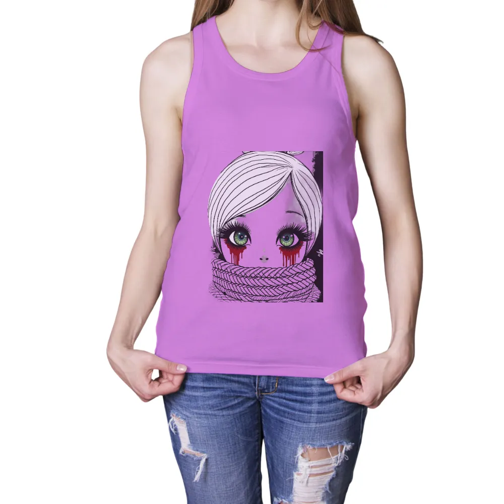 Shirts Graphic Tees: Luna's Journey - Emotional Strength and Determination|roblox shirt blood