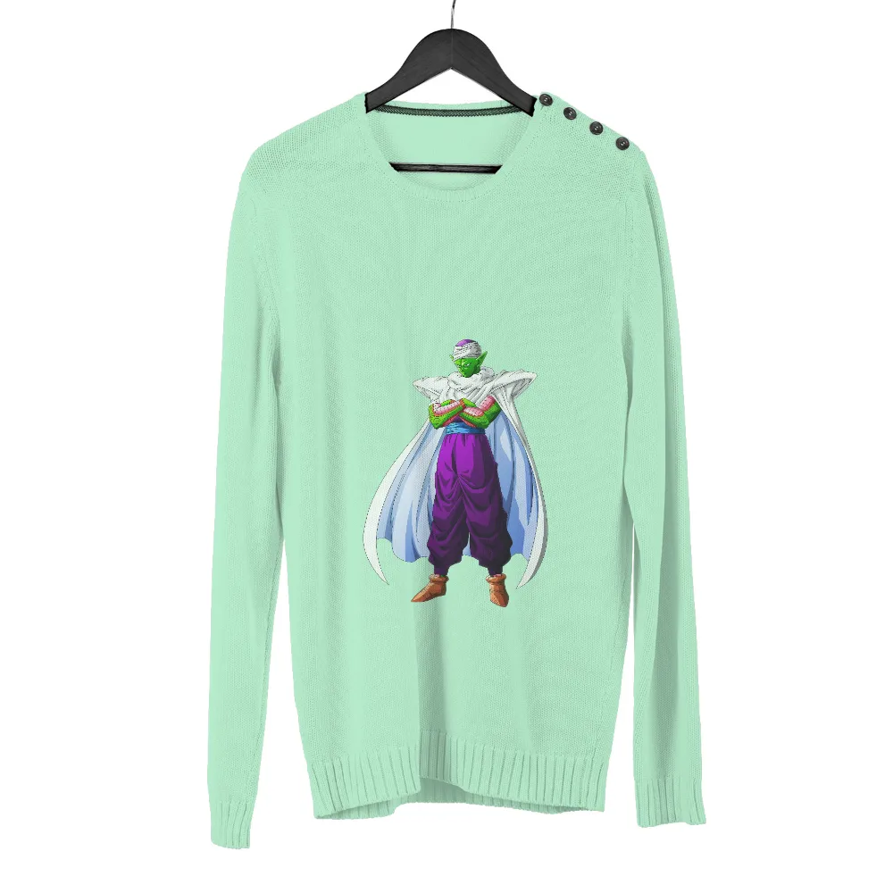 T-Shirts Design: Unwavering Strength of Piccolo|dragon ball super super hero tshirt