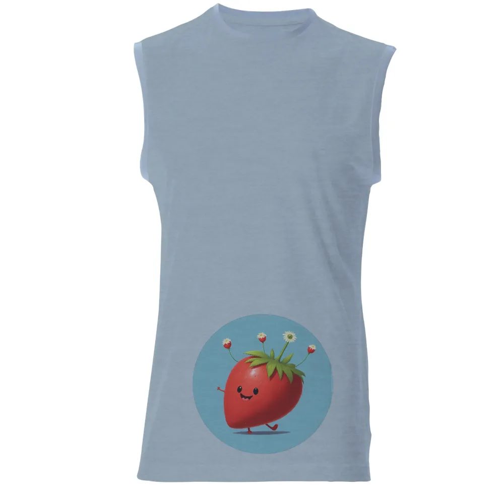 TShirt Design: Sunny the Cheerful Strawberry|detroit tigers summer bash t shirt