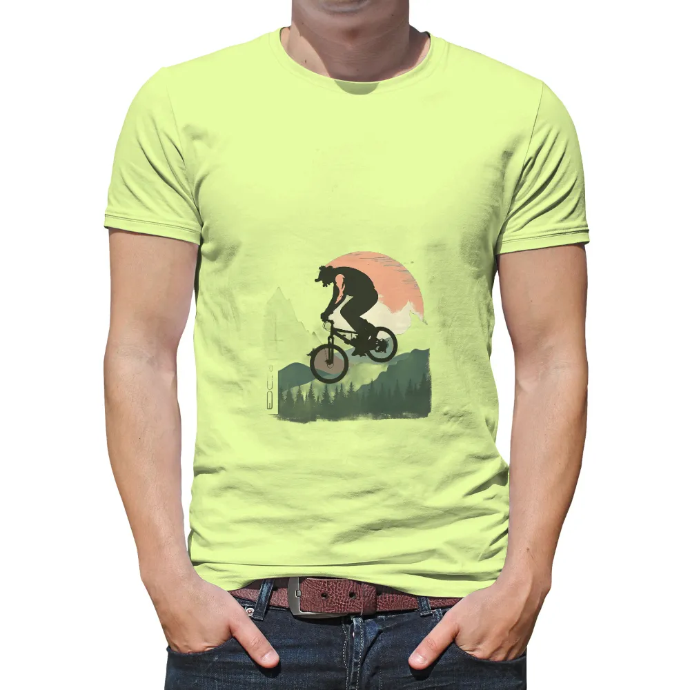 TShirt Design: Mountain Biking Adventure | Extreme Sports Apparel| outdoor adventure