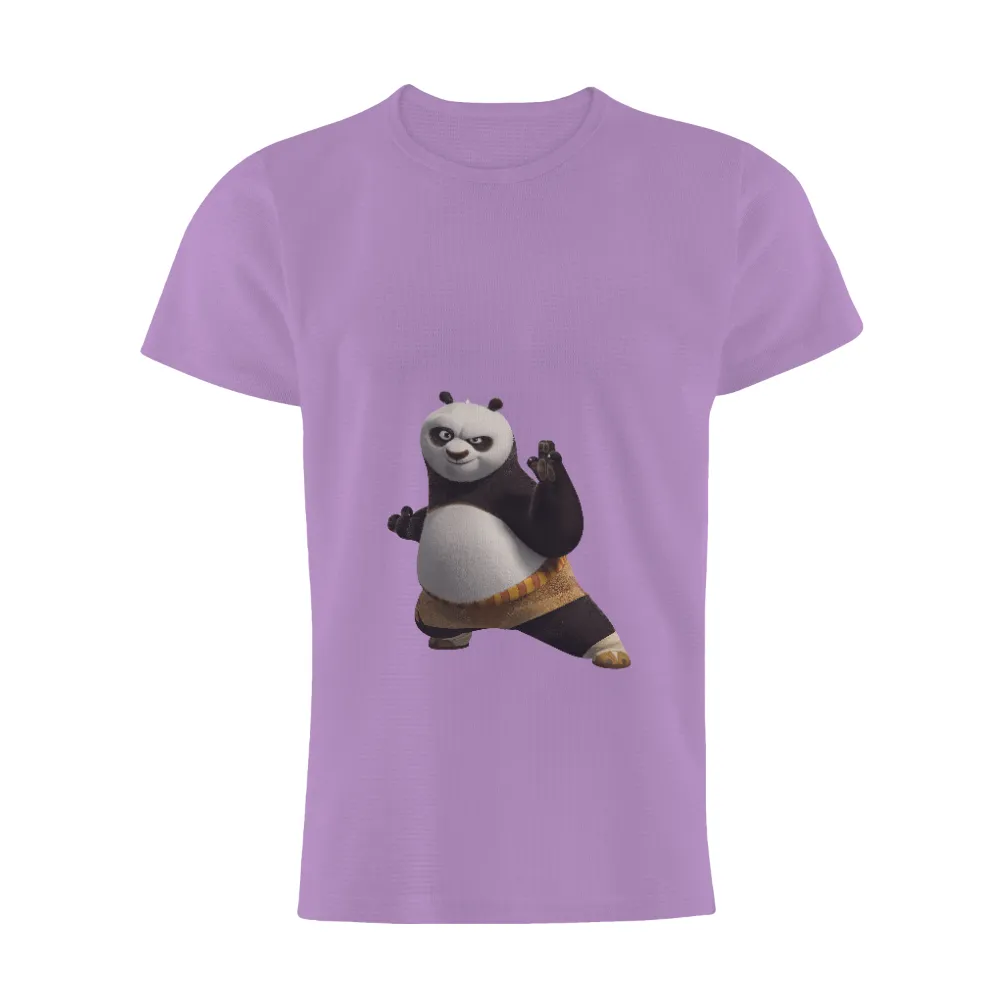 Customized Tee Shirts: Embrace Your Inner Strength with Po from Kung Fu Panda|military t shirts humor uk