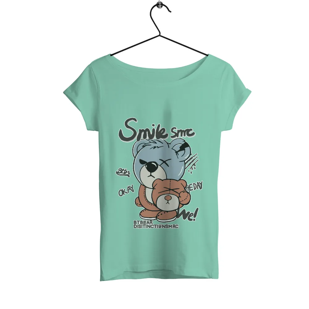 T-Shirts Custom: Smik the Bear - Resilience and Humor|animal crossing bear shirt