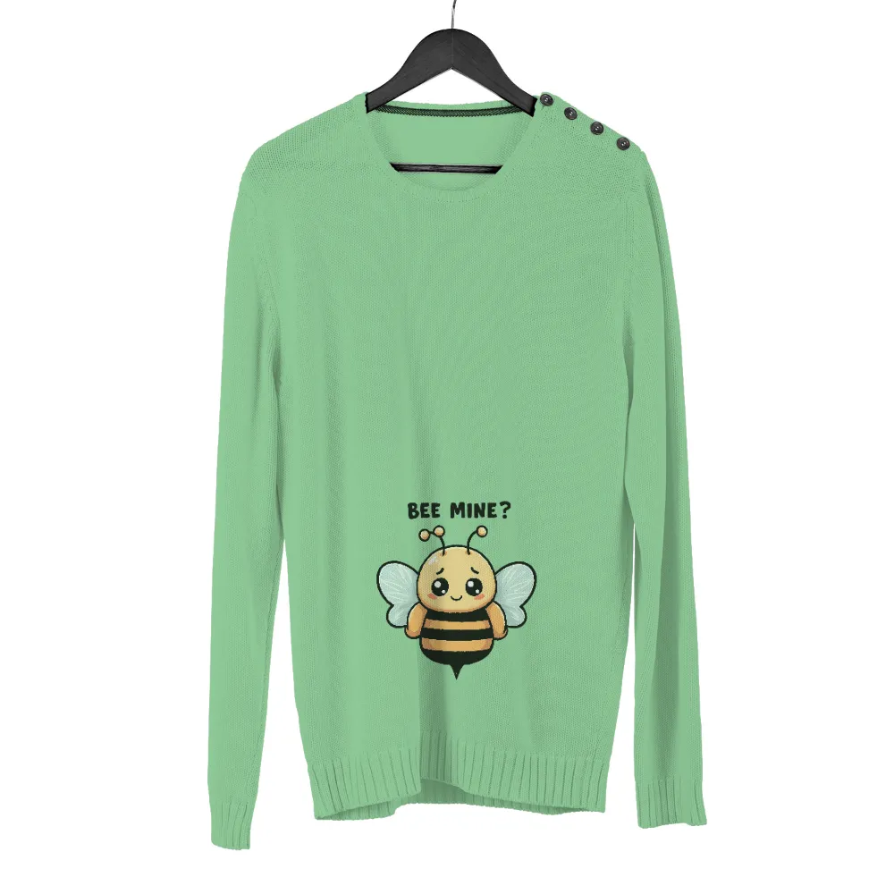 Graphic Tees: Bee Mine? - Whimsical Love Design|bee family shirts