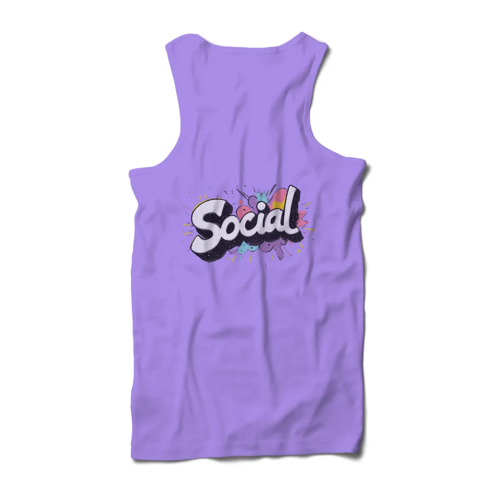 Shirts Graphic Tees: Social Interaction in Bold Graffiti Style|graffiti english