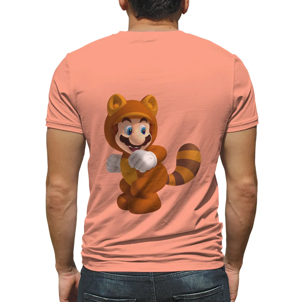 Custom T-Shirt Printing: Tanooki Mario Adventure - Gaming, Super Mario Bros. 3|adventure time dancing with monsters shirt