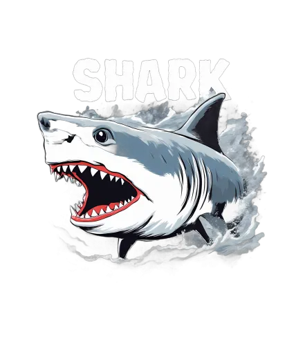 Custom T-Shirt Printing: Celebrate Strength with Shark Design