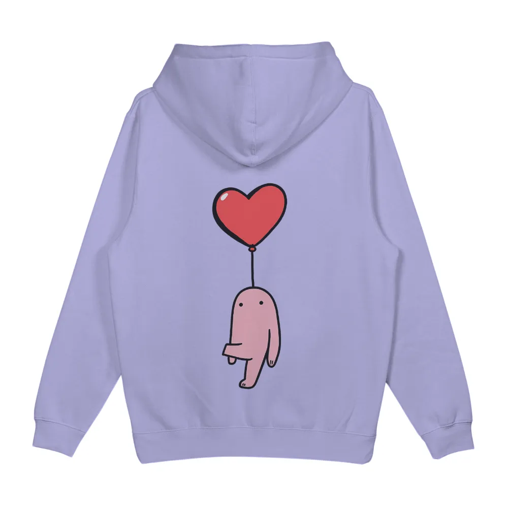 T-Shirts Design: Embrace Love with Emo and Heart Balloon|love sales shirts