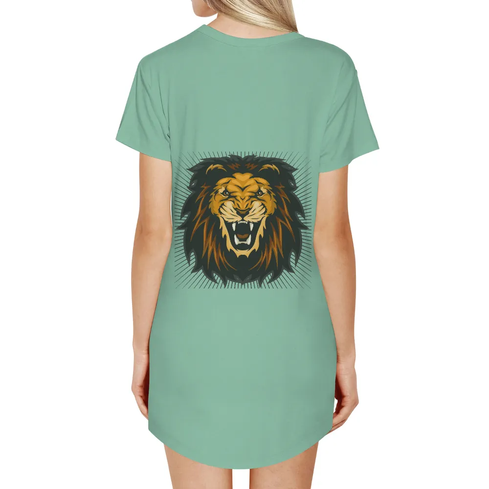 Graphic Tees: Lion of Strength and Courage|lion t shirt roblox