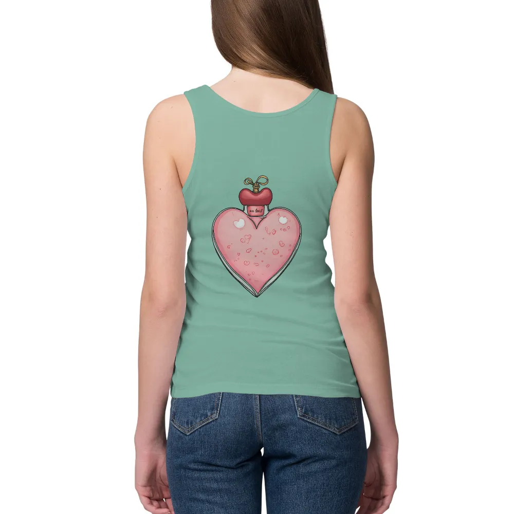 Custom T-Shirt Printing: Amour Potion - Love & Romance|peace love valentine shirt