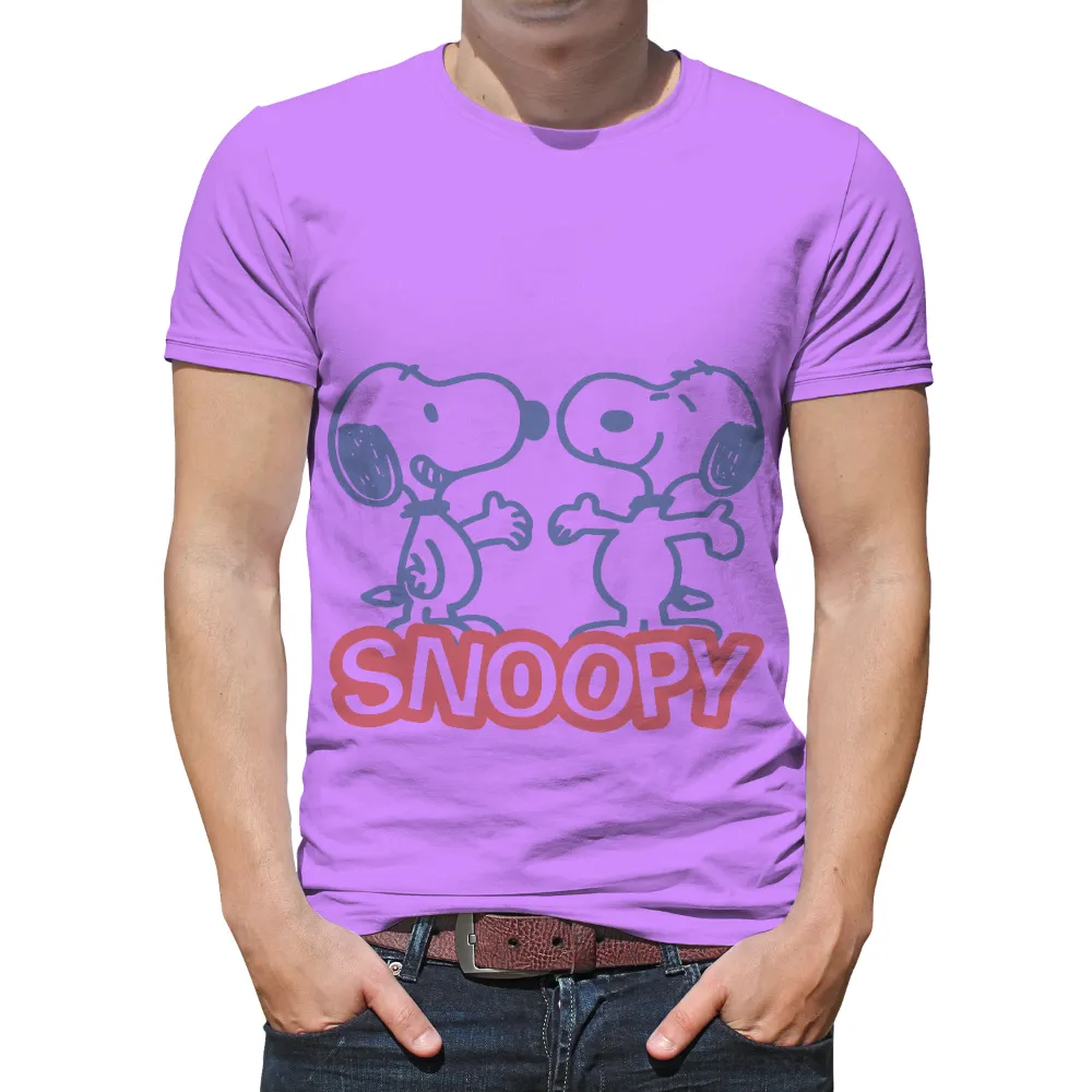 Snoopy T-Shirt Printing: Iconic Pop Culture Design|fresh prince cartoon shirt